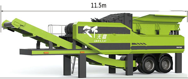 新型“战斧”I型轮胎式破碎车